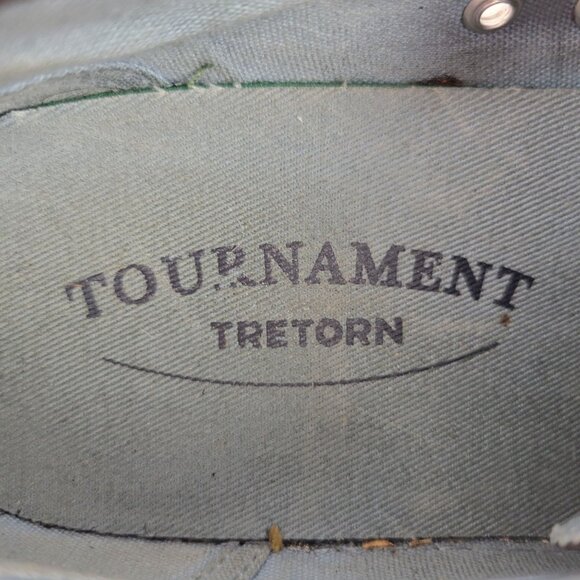 Tretorn Tournament Lace Up Canvas Sneakers Black 9W - Picture 5 of 11